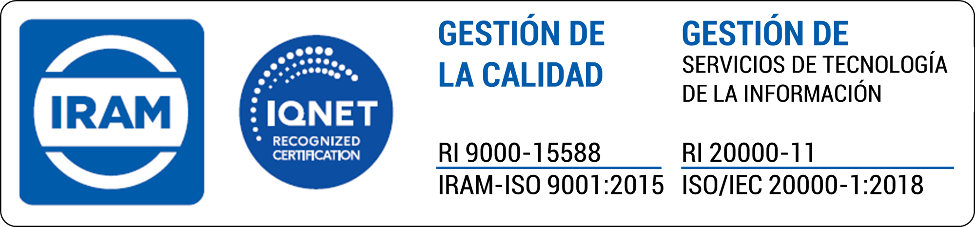 Logo ISO integrado